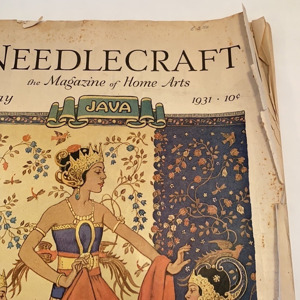 Vintage Set of 2 Needlecraft the Magazine of Home Arts Magazine May October 1931 - Picture 4 of 16